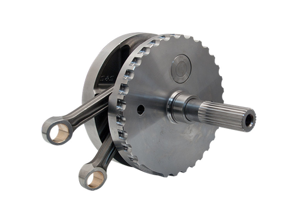 4-3/8in. Stroke Flywheel Assembly with Timken Bearing Upgrade. Fits Twin Cam Softail 2007-2017. - S&S