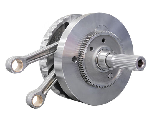 131/136ci, 4-5/8in. Stroker Flywheel Assembly. Fits 107/114/117ci Milwaukee-Eight 2017up when using S&S 4.250 Big Bore Cylinders. - S&S