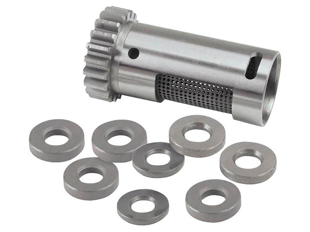 Standard Steel Rotary Breather Gear Kit with Shims. Fits Big Twin Late 1977-1999. - S&S