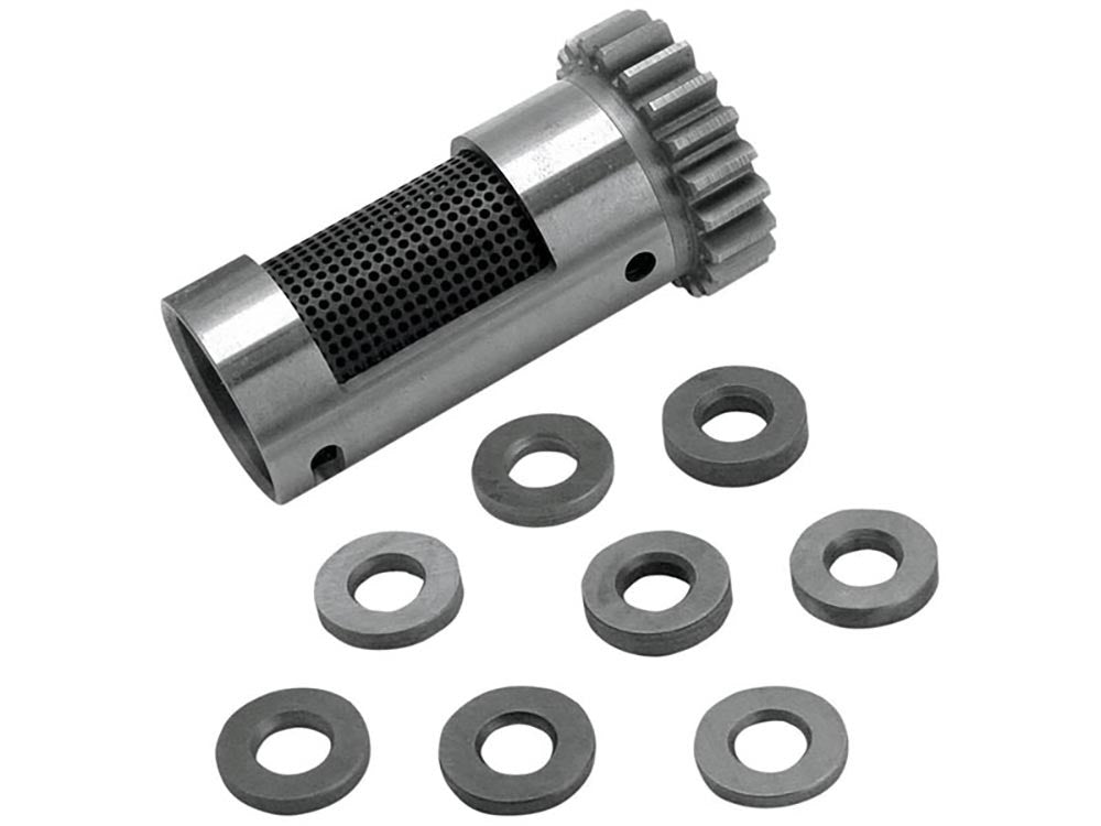 Standard Steel Rotary Breather Gear Kit with Shims. Fits Big Twin 1948-Early 1977. - S&S