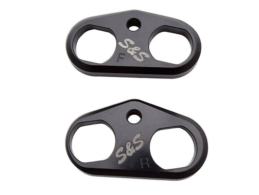 Lifter Cuffs - Black. Fits Milwaukee-Eight 2017up. - S&S