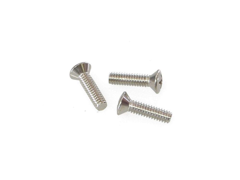 Teardrop Air Cleaner Cover Screws - Chrome. Pack of 3 - S&S
