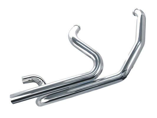 Power Tune Dual Headers - Chrome. Fits Touring 1995-2008. - S&S