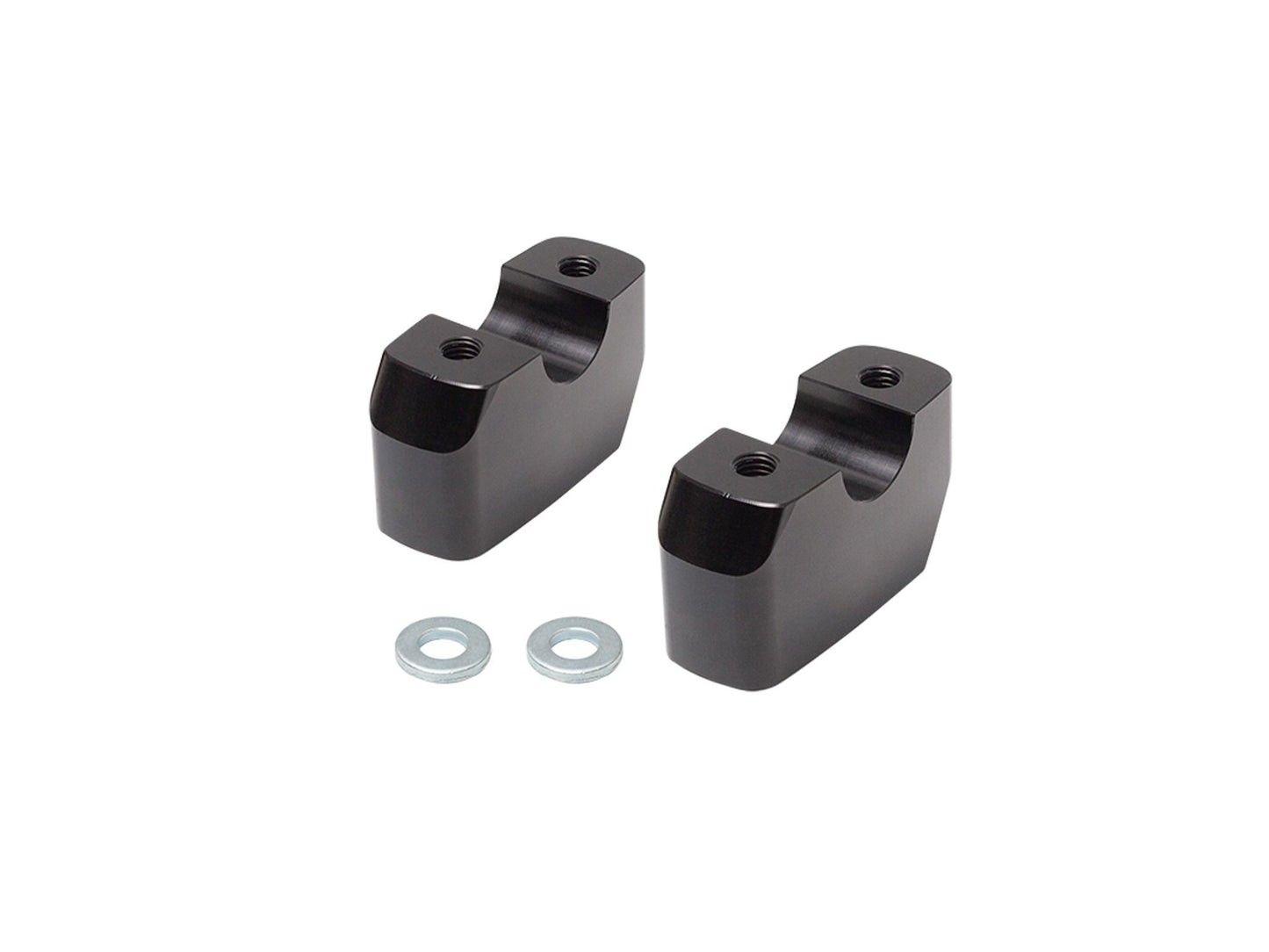 Handlebar Adjuster Kit - Black. Fits Royal Enfield 650 Interceptor 2019up - S&S