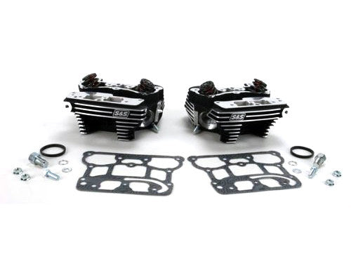 Cylinder Head Kit - Black. Fits Twin Cam 88 1999-2005. 89cc Head Chamber Volume - S&S