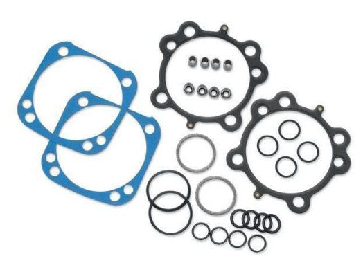 Top End Gasket Kit. Fits Big Twin 1999up with OEM Crankcases & S&S 124in., 4-1/8in. Bore Hot Set Up Kit. - S&S