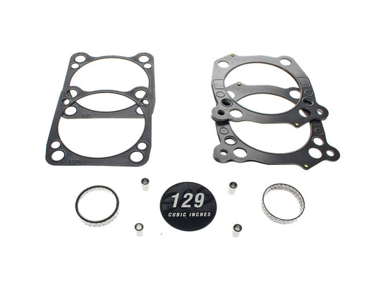 Top End Gasket Kit. Fits Milwaukee-Eight 2017up with 4.320in. Bore & 129ci Cam Cover Badge - S&S