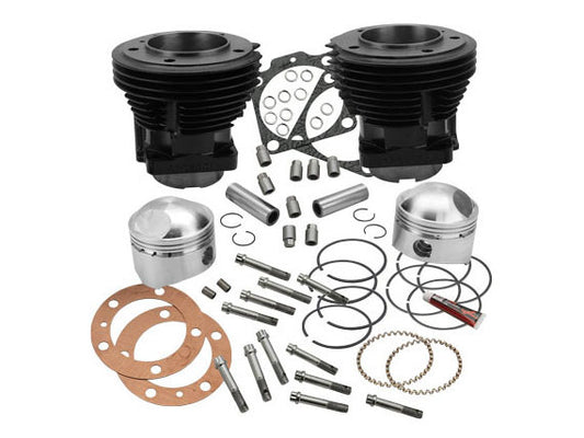 80ci Cylinder Kit with 3-1/2in. Bore - Black. Fits Big Twin 1978-1984. - S&S