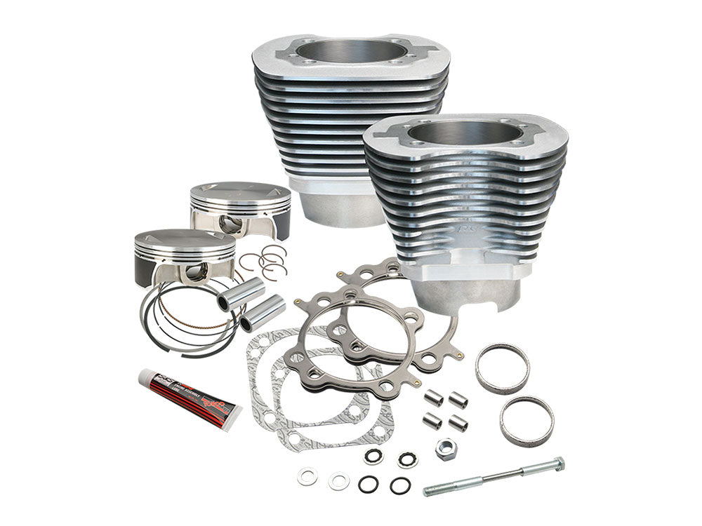 117ci Big Bore Kit - Silver. Fits Twin Cam 2007-2017 - S&S