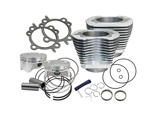 110ci Big Bore Kit - Silver. Fits Twin Cam 2007-2017 - S&S