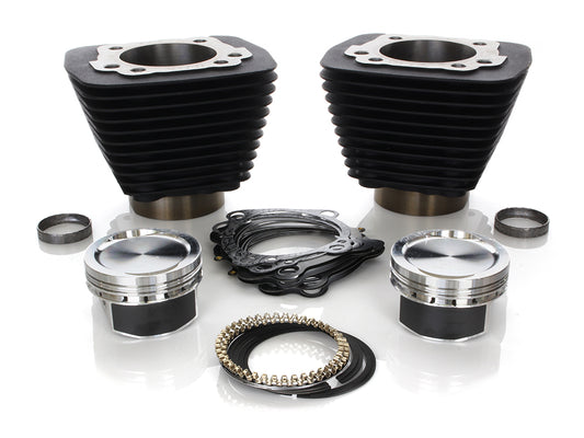 1200cc Big Bore Kit - Wrinkle Black. Fits Sportster 1986-2021 with 883cc Engine. - S&S