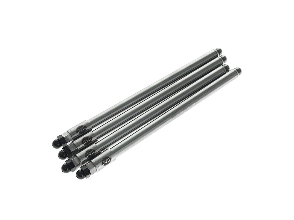 Replacement Quickee Adjustable Pushrods, For S&S Pushrod Kits That Include Covers. Fits Twin Cam 1999-2017, Sportster 1986-2021 & Milwaukee-Eight 2017up. - S&S