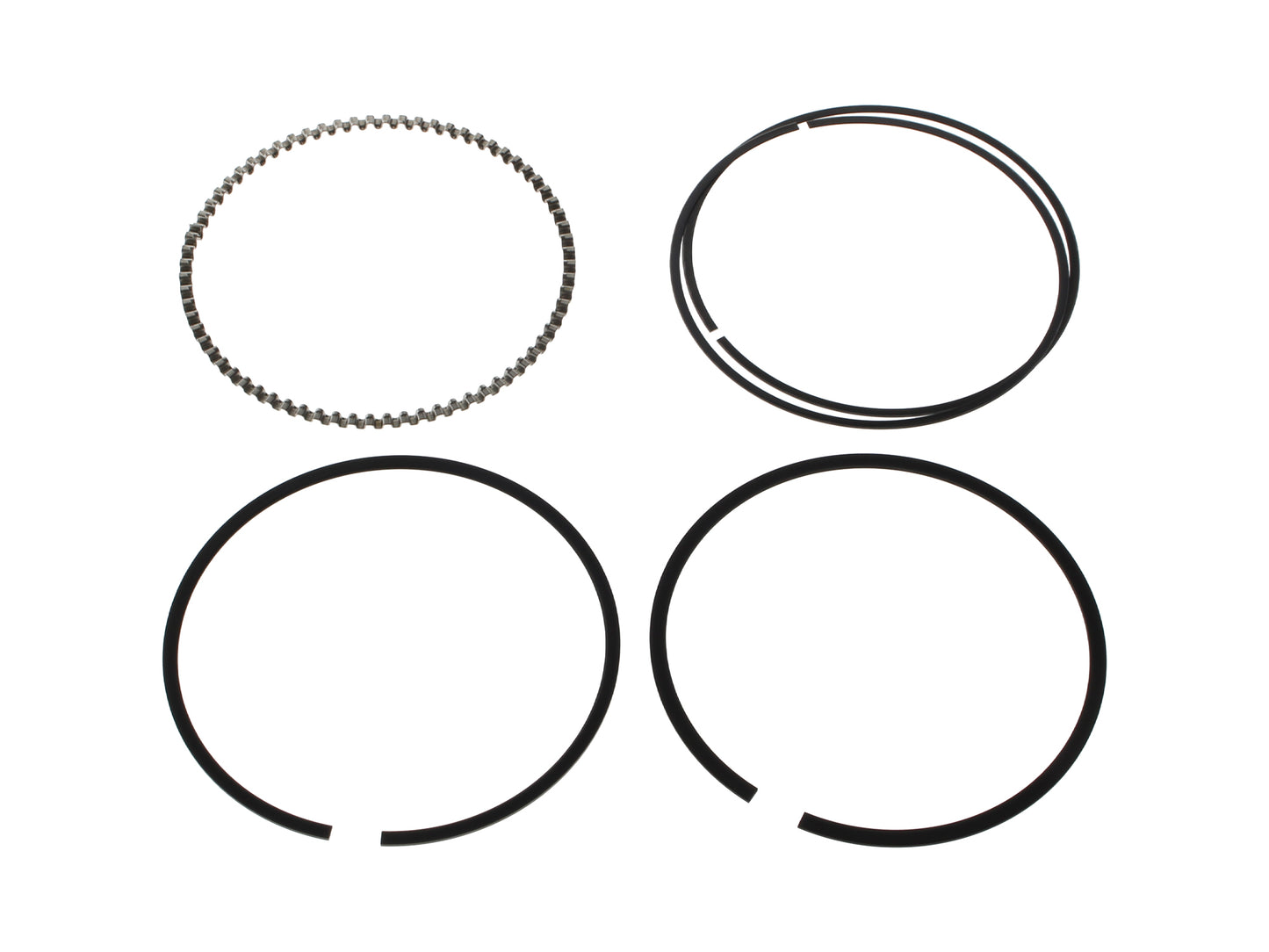 Standard Piston Ring Set - Sold Per Piston. Fits Twin Cam 2007-2017 with 4in. Bore & 110in. S&S Big Bore Cylinder Kit. - S&S