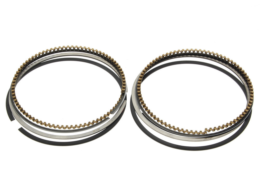 Standard Piston Rings. Fits Milwaukee-Eight 2017up with 4.250in. Bore & S&S 107ci to 124ci & 114ci to 128ci Big Bore Kits. - S&S