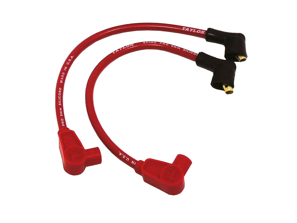 8mm Spark Plug Wire Set - Red. Fits FXR 1982-1994 - Taylor Cable Products