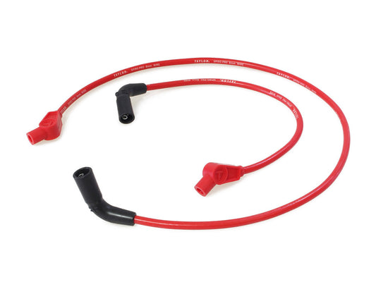 8mm Spark Plug Wire Set - Red. Fits Touring 2009-2016. - Taylor Cable Products