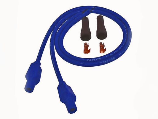 8mm 24in. Universal Spark Plug Wire Set - Blue. Fits Evolution Style Engines. - Taylor Cable Products