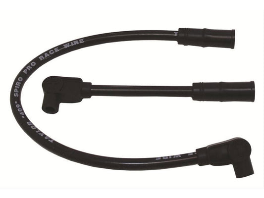 10.4mm Spark Plug Wire Set - Black. Fits Softail 2000-2017 and Dyna 1999-2017. - Taylor Cable Products