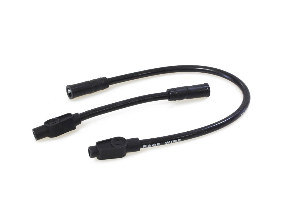 10.4mm Spark Plug Wire Set - Black. Fits Touring 1999-2008 with Carb and Sportster 2007-2021. - Taylor Cable Products