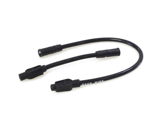 10.4mm Spark Plug Wire Set - Black. Fits Touring 1999-2008 with Carb and Sportster 2007-2021. - Taylor Cable Products