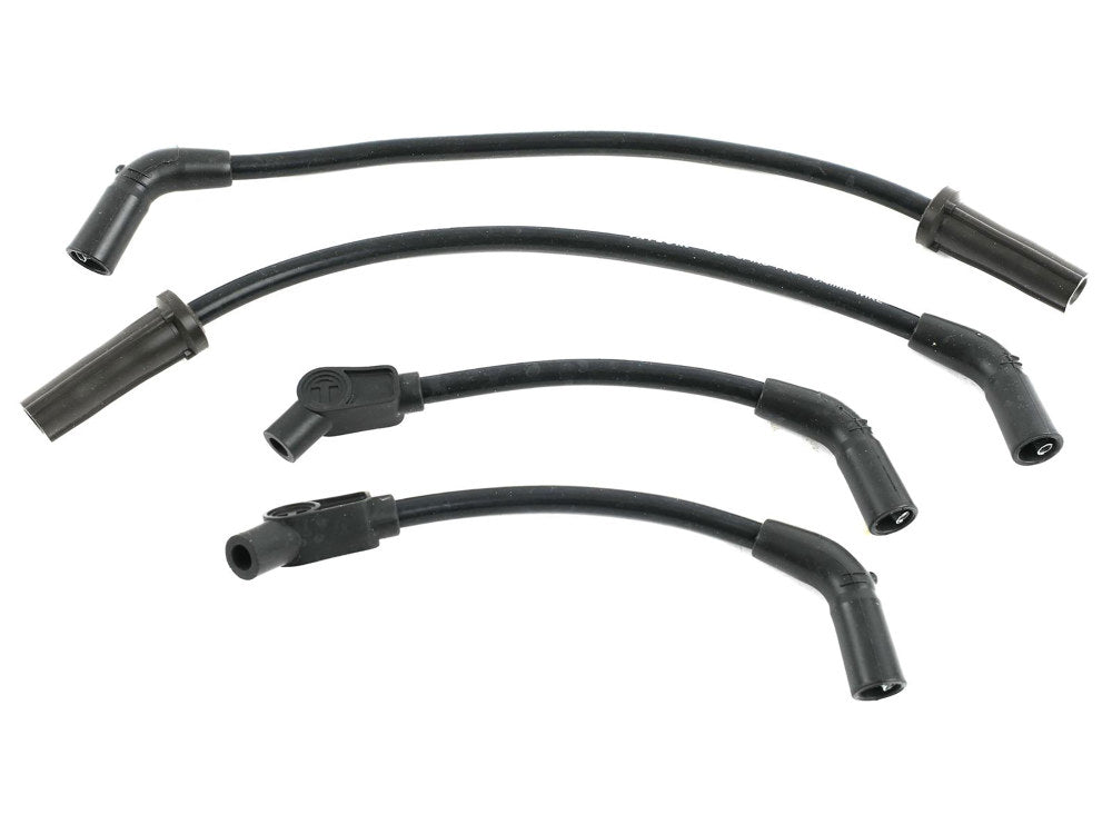10.4mm Spark Plug Wire Set - Black. Fits Softail 2018up. - Taylor Cable Products