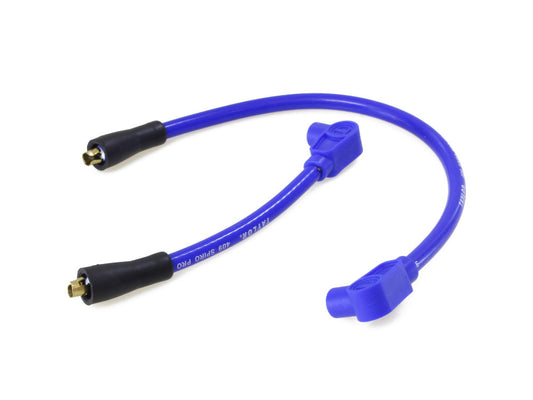 10.4mm Spark Plug Wire Set - Blue. Fits Softail 1984-1999, Dyna 1991-1998, FL 1965-1979, FX 1965-1985 and Sportster 1965-1985. - Taylor Cable Products