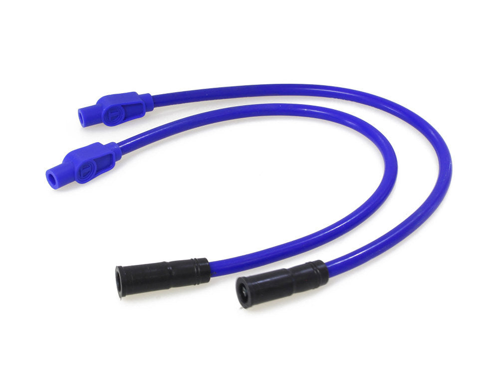 10.4mm Spark Plug Wire Set - Blue. Fits Touring 1999-2008 with EFI and Sportster 2004-2006. - Taylor Cable Products