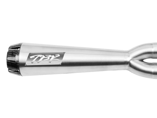Comp-S 2-into-1 Exhaust - Stainless Steel with Carbon Fiber End Cap. Fits Sportster 2014-2021 - Two Brothers Racing Exhaust