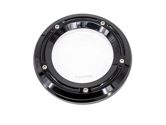 Assault Clear Derby Cover - Gloss Black. Fits Touring 2016up - Trask Performance