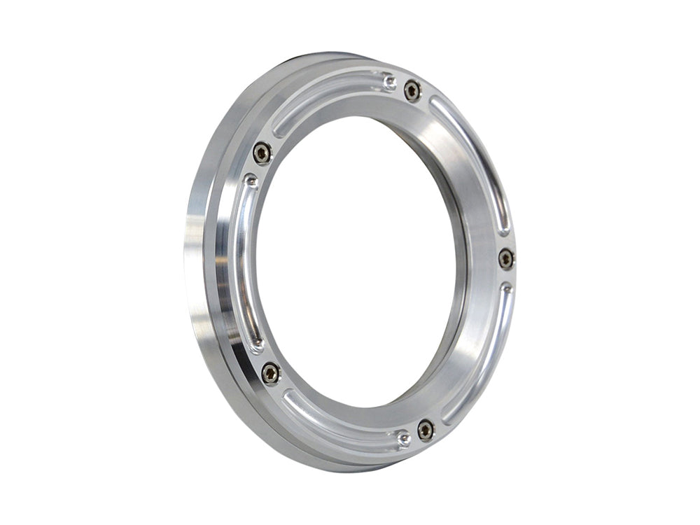 Assault Clear Derby Cover - Chrome. Fits Softail 2019up. - Trask Performance