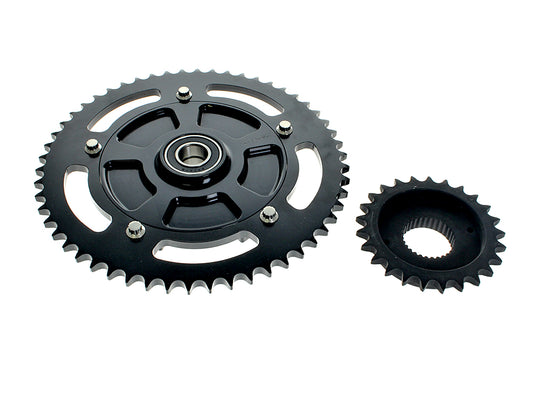 FLH Cush Drive Chain Conversion Kit with 54 Teeth Sprocket. Fits Touring 2009up. - Trask Performance