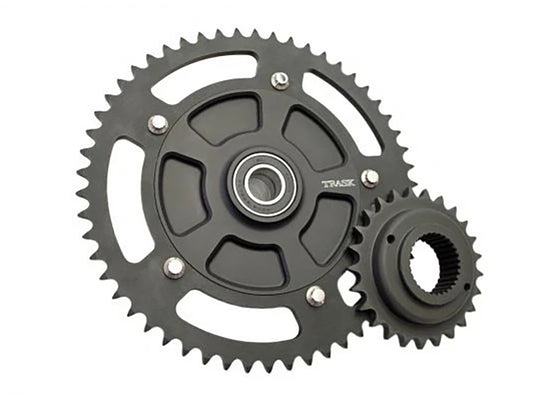 FLH Cush Drive Chain Conversion Kit with 51 Teeth Sprocket. Fits Touring 2009up. - Trask Performance