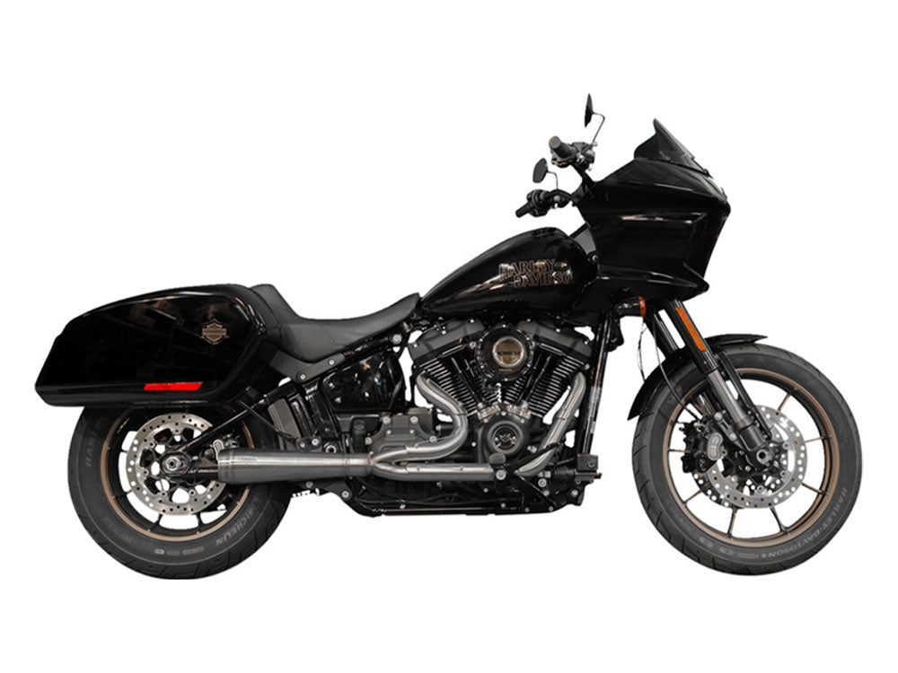 Assault 2-into-1 Exhaust - Stainless. Fits Heritage Classic, Sport Glide and Low Rider ST 2018-2024 - Trask Performance