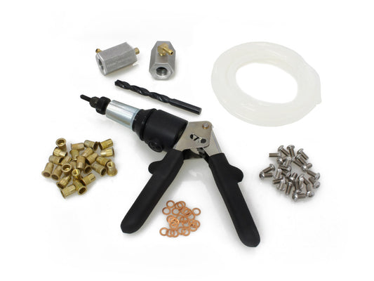 o2 Installation Rivet Kit, with hydraulic gun - Techno Research Tuner