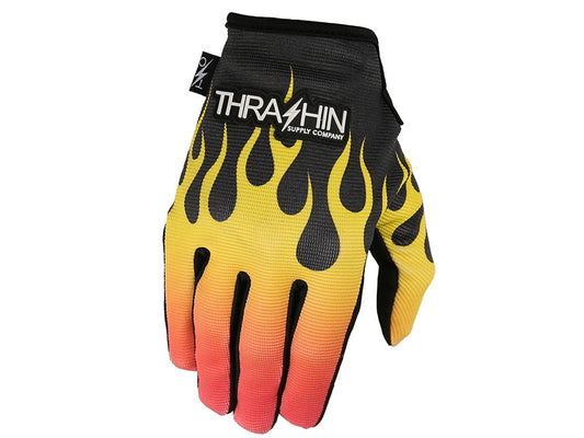 Hot Rode Flame Stealth Gloves - Size Medium. - Thrashin Supply