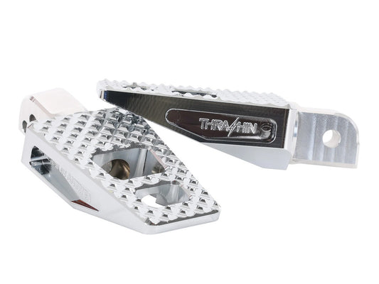 P-54 Footpegs - Chrome. Fits Softail 2018up Rear Passenger - Thrashin Supply