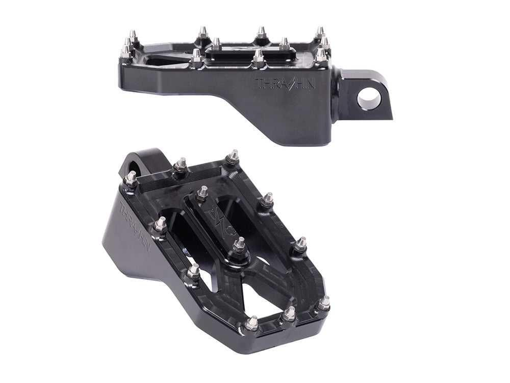 Aggressor Footpegs - Black. - Thrashin Supply