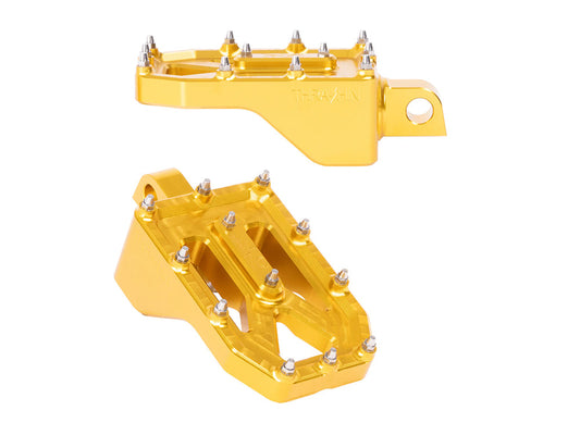 Aggressor Footpegs - Gold. - Thrashin Supply