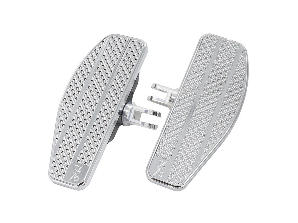 Mini Floorboards - Chrome. Fits Softail 2018up Front Rider - Thrashin Supply
