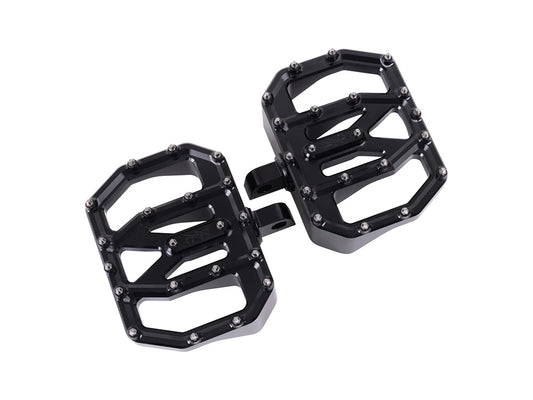 Aggressor Mini Floorboards with HD Male Mount - Black - Thrashin Supply