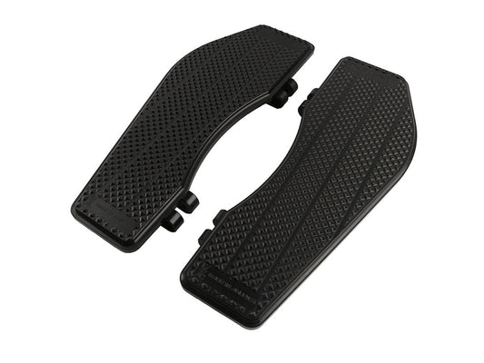 Bagger Rider Floorboards - Black. Fits Touring 1980up, FL Softail 1986-2017 & Dyna Switchback 2012-2016 - Thrashin Supply
