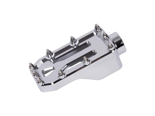 Aggressor Brake Arm Pedal - Chrome. Touring 2014up (Using Thrashin Brake Arms) - Thrashin Supply