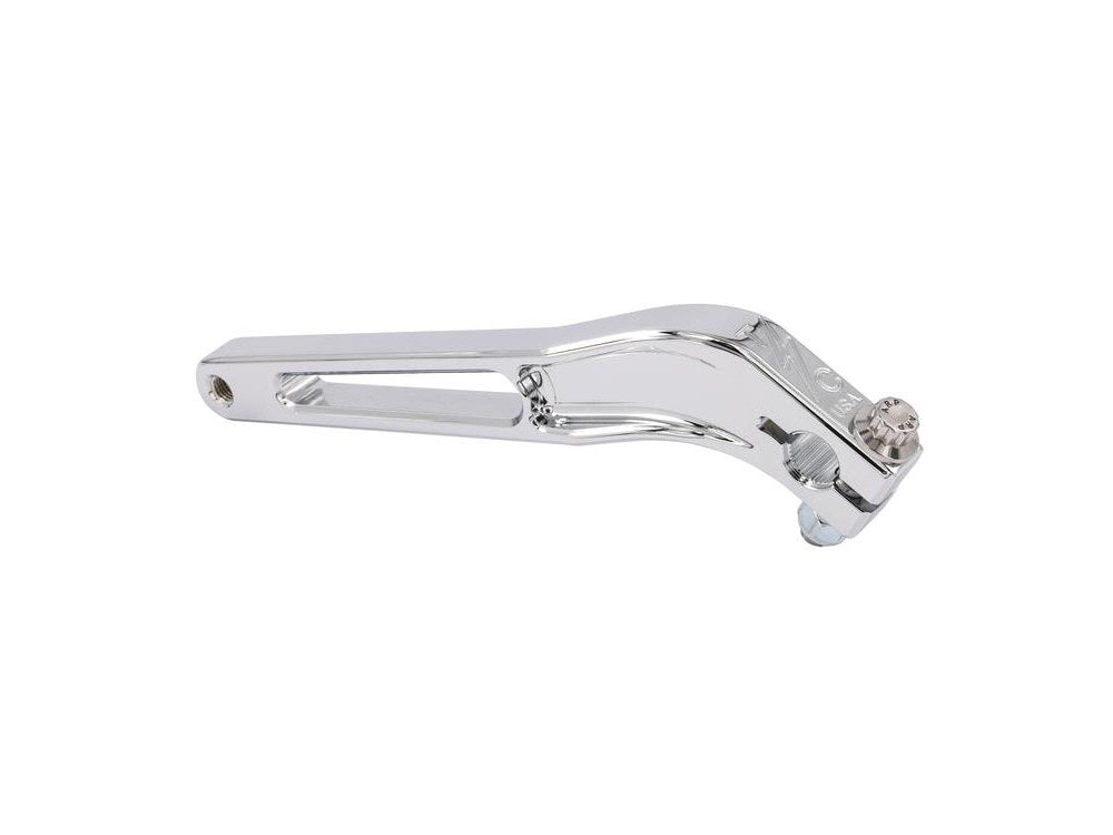 Billet Shift Lever - Chrome. Fits Dyna 1991-2017 with Mid Controls & 2018up Softail with OEM Forward Controls - Thrashin Supply