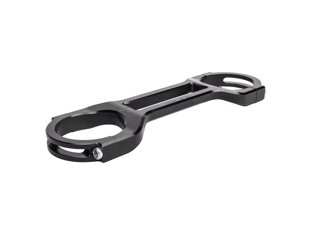 Billet Fork Brace - Black. Fits 49mm Dyna Mid-Glide 2006-2017. - Thrashin Supply