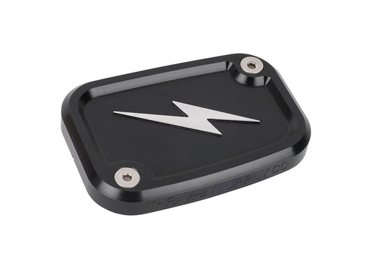 Front Master Cylinder Cover - Black. Fits Softail 2018up - Thrashin Supply