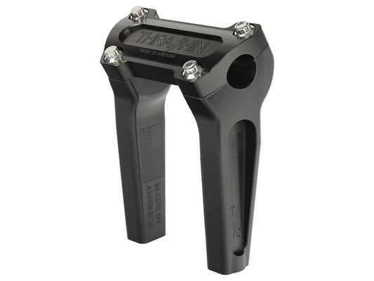 6in. Straight Thrashin Risers - Black. Fits 1in. Handlebar - Thrashin Supply