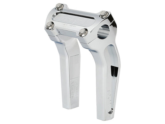 6.5in. Pull Back Thrashin Risers - Chrome. Fits 1in. Handlebar - Thrashin Supply