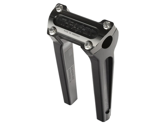 8in. Straight Thrashin Risers - Black. Fits 1in. Handlebar - Thrashin Supply