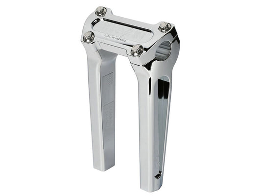 8in. Straight Thrashin Risers - Chrome. Fits 1in. Handlebar - Thrashin Supply