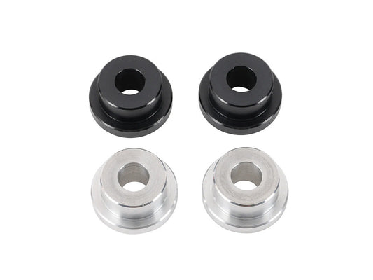 Solid Handlebar Mount Kit - Black & Raw. Fits Big Twin 1973-2017 & Sportster 1973-2003 - Thrashin Supply